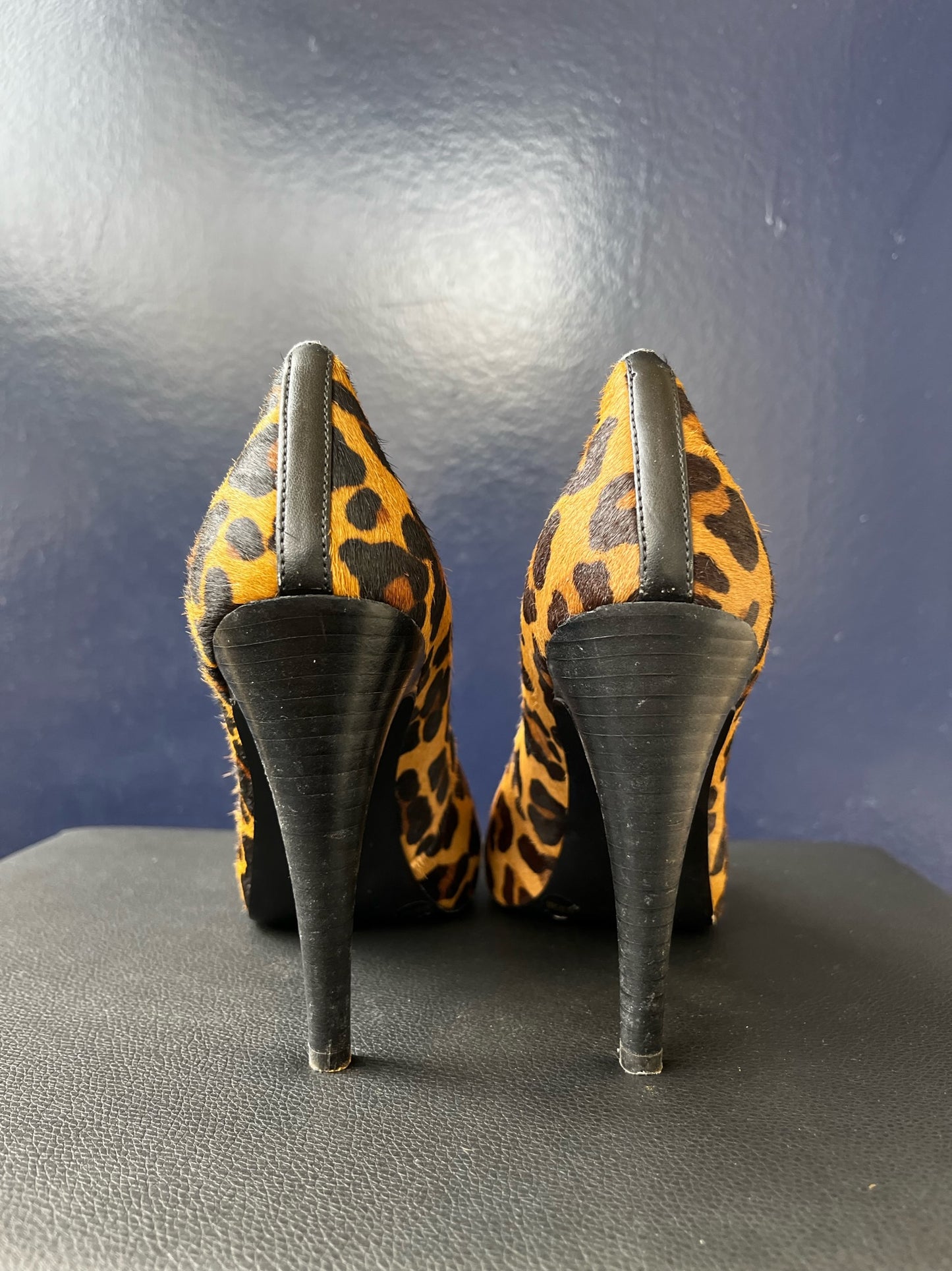 BCBG Leopard Vintage Heel