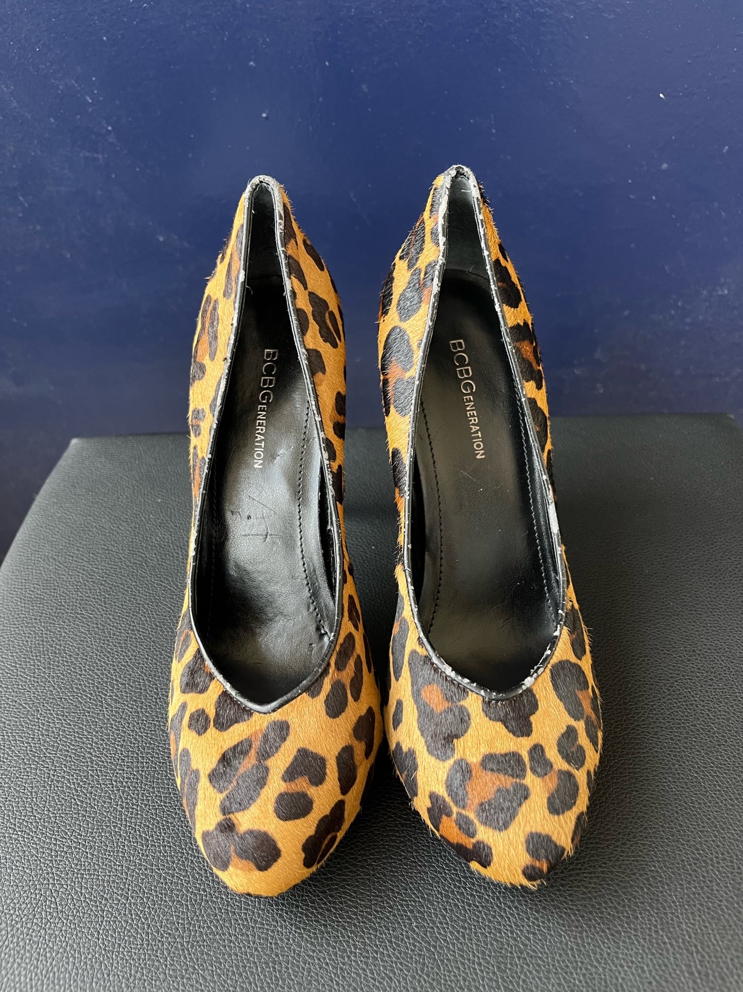 BCBG Leopard Vintage Heel