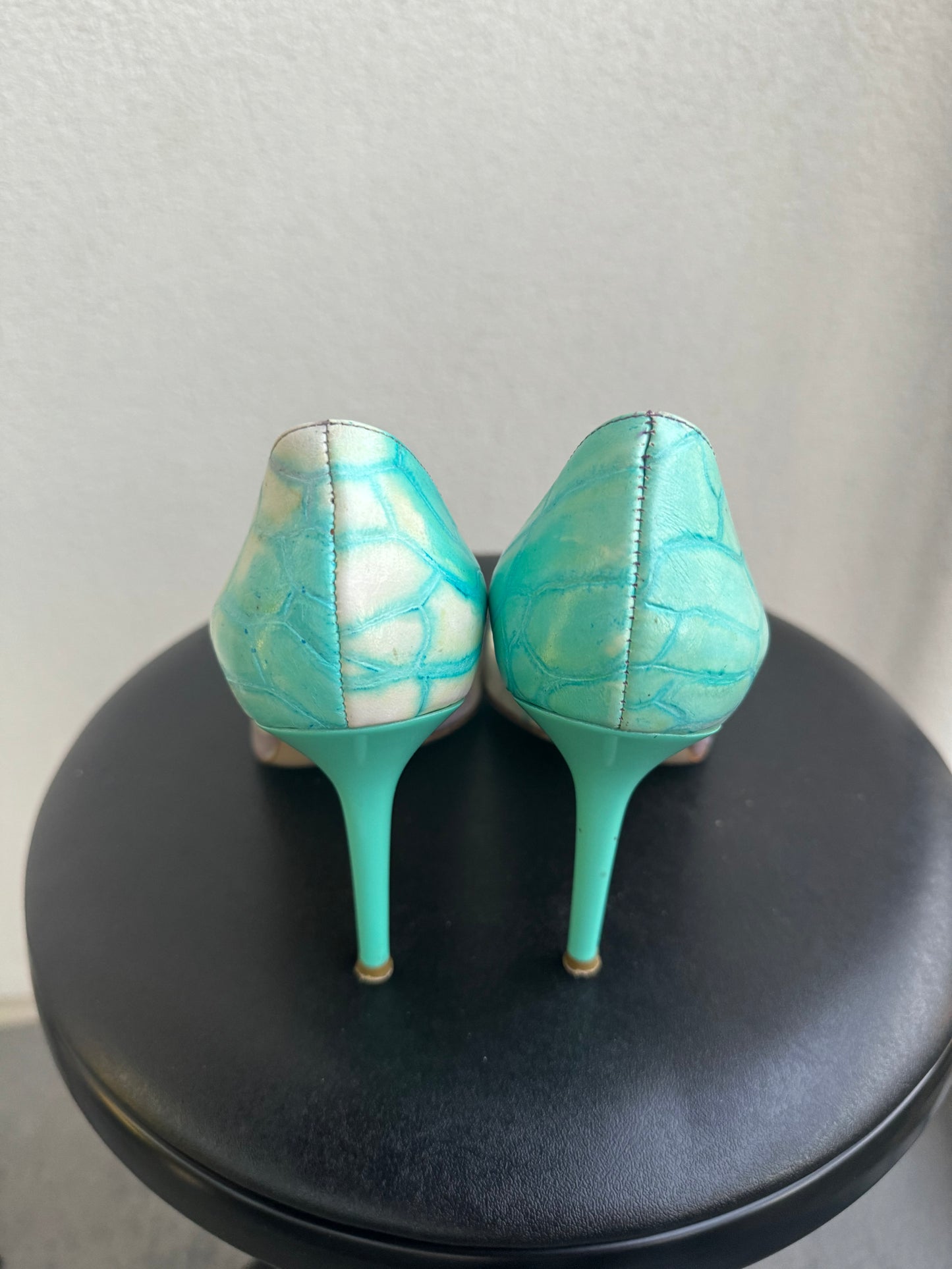Vintage Italian Snakeskin Oro Heels