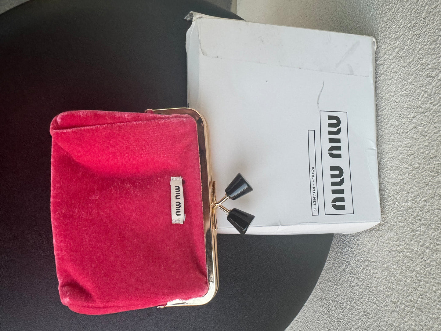 Vintage Miu Miu Pouchette w/ Box