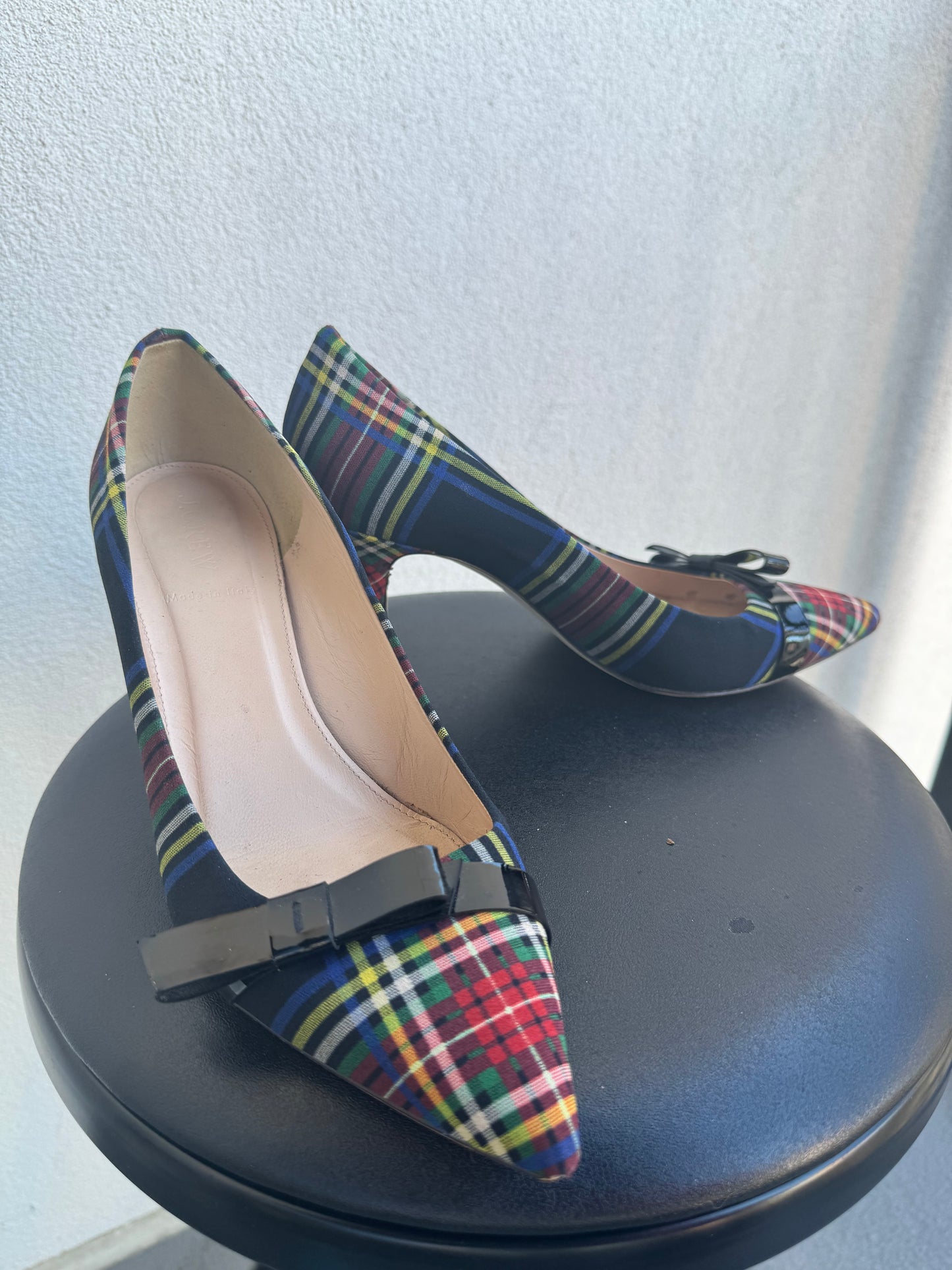 Plaid Vintage J.Crew Heels