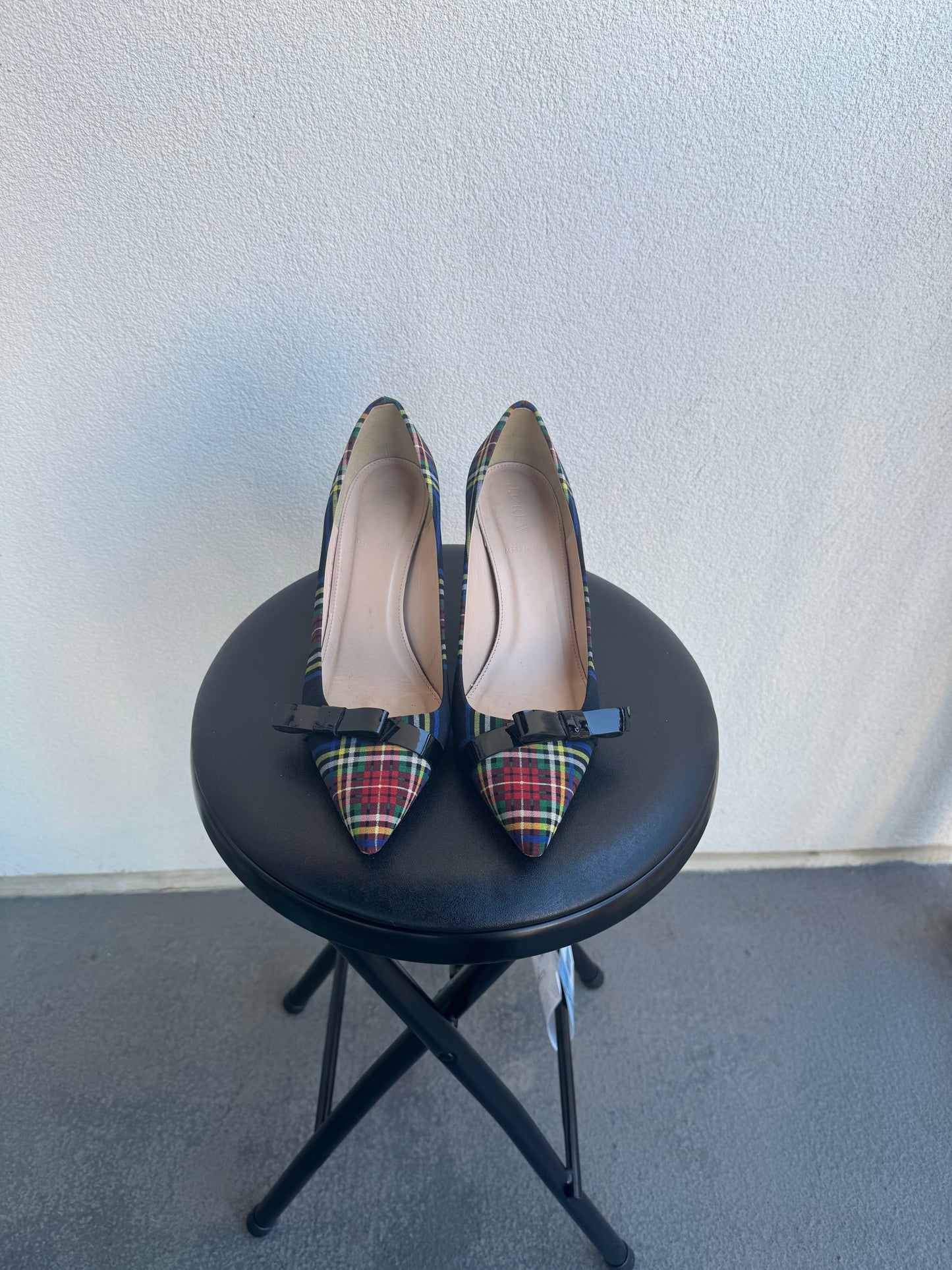 Plaid Vintage J.Crew Heels