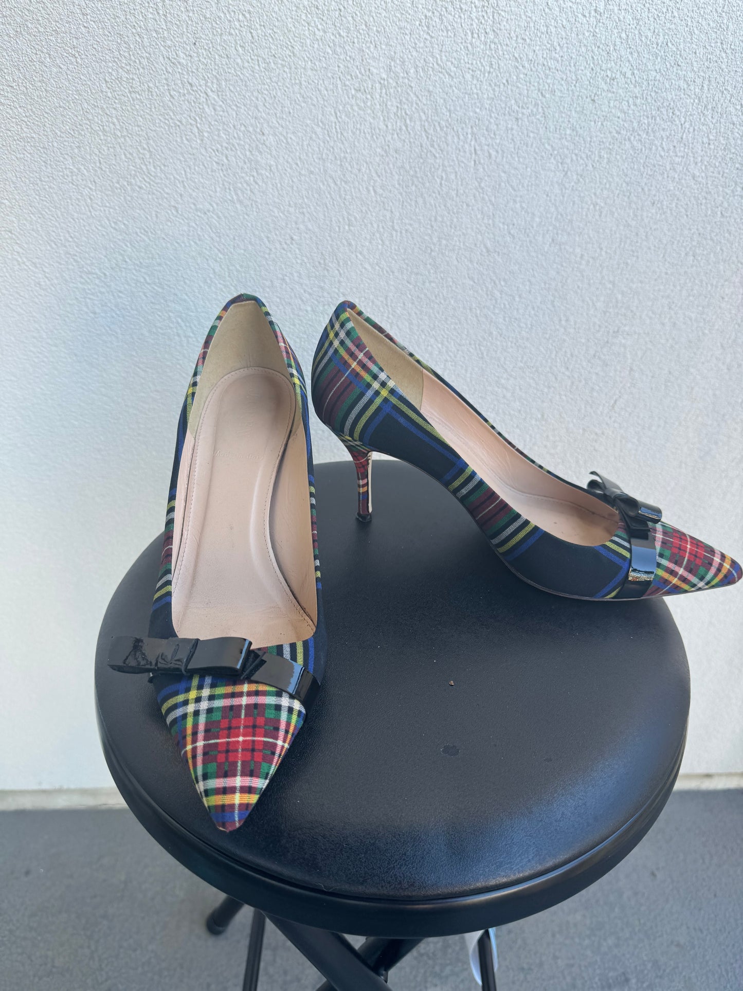 Plaid Vintage J.Crew Heels