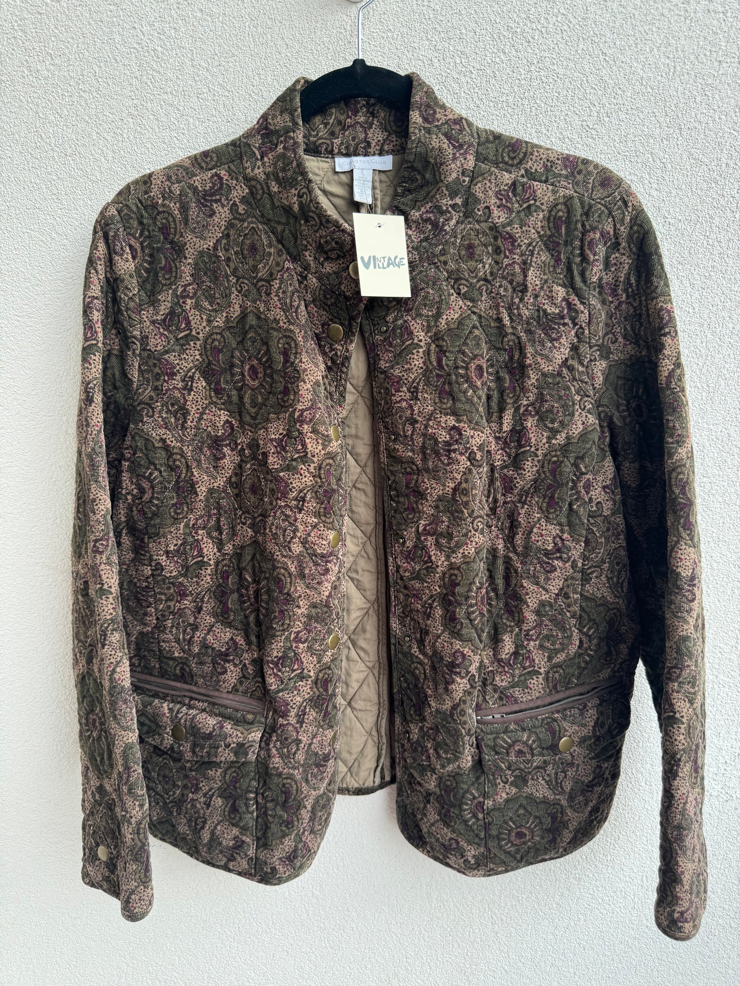 Charter Club Paisley Jacket