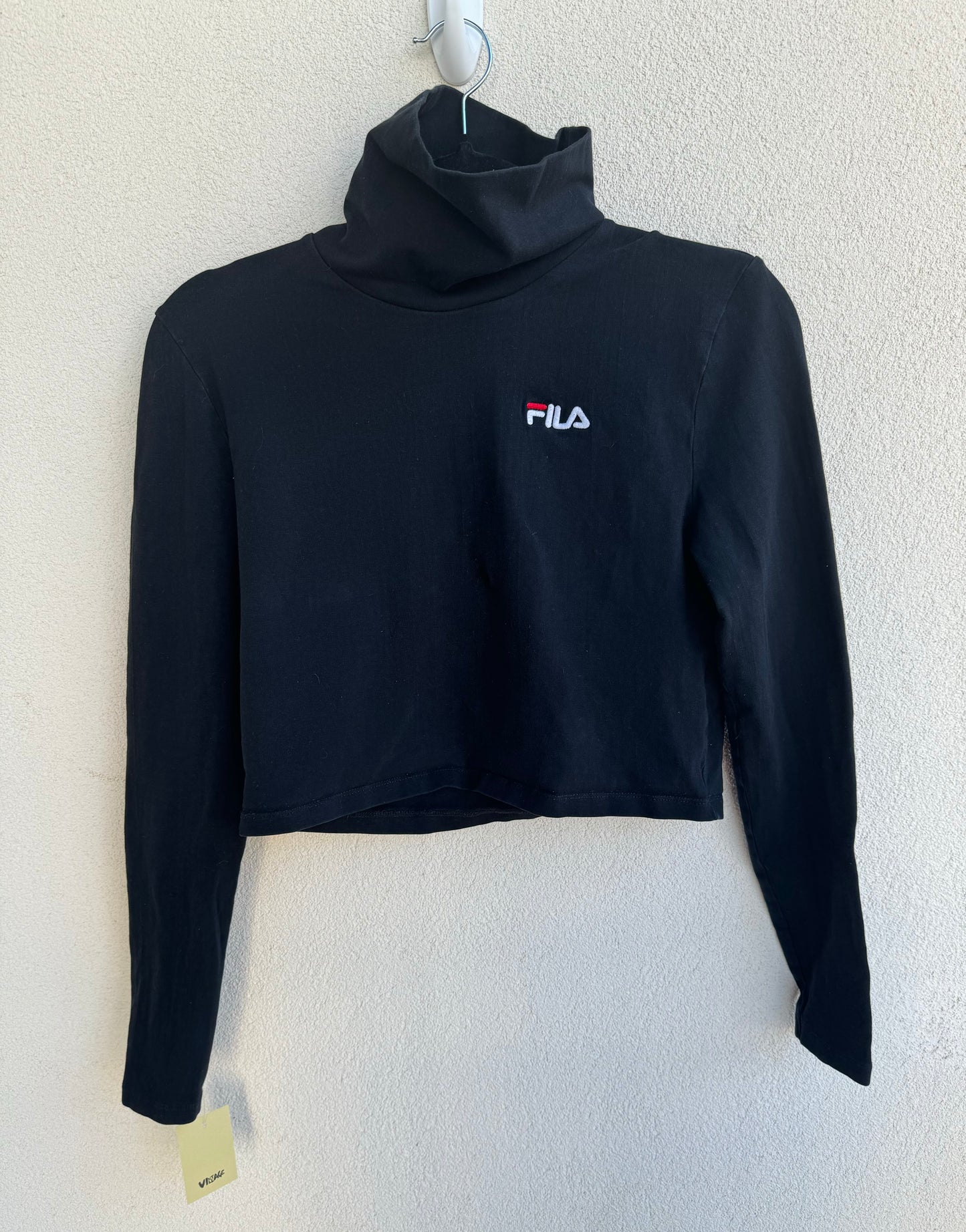 Fila Crop Top Turtle Neck LS