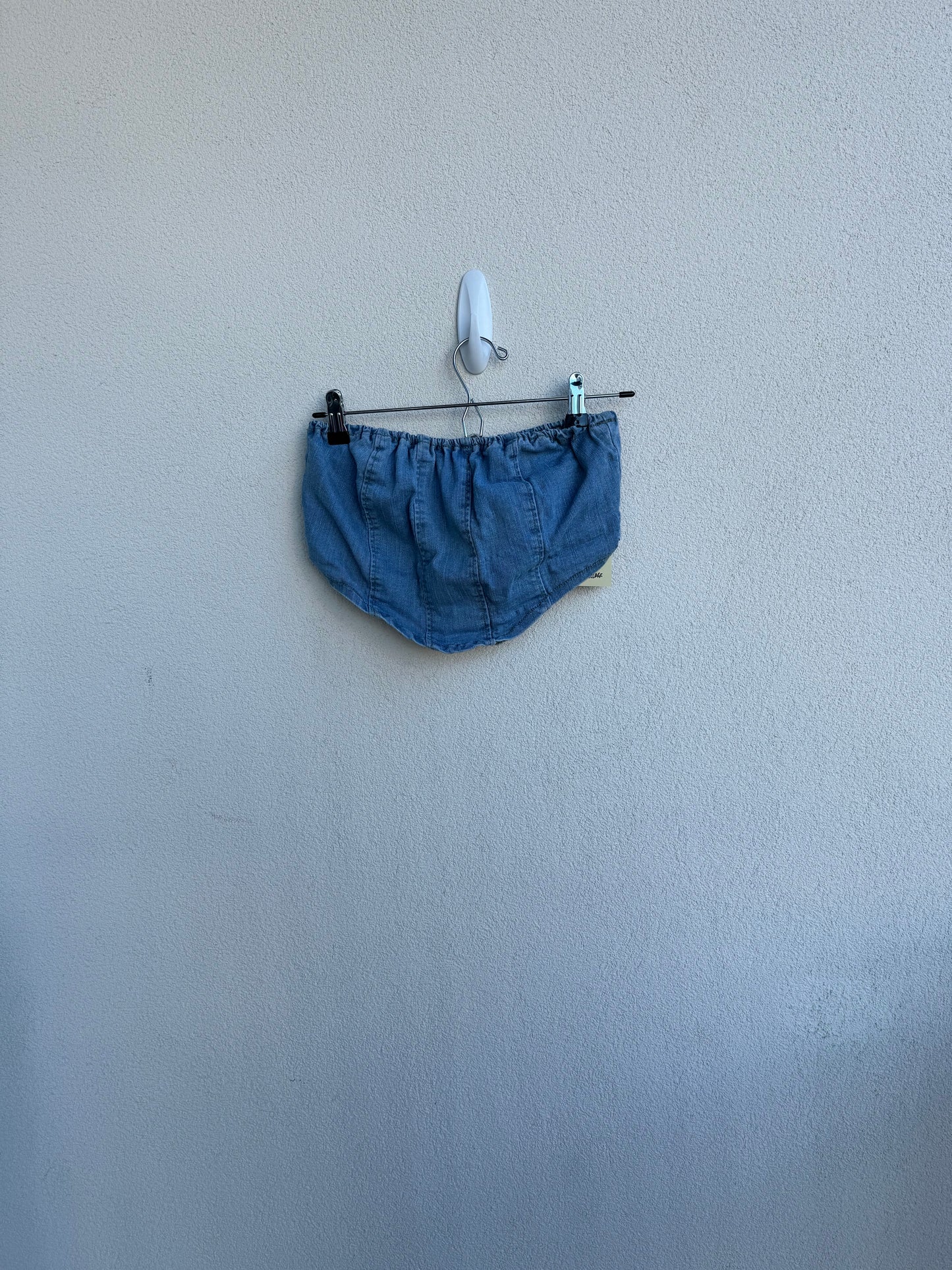 Denim Sleeveless Bandeau