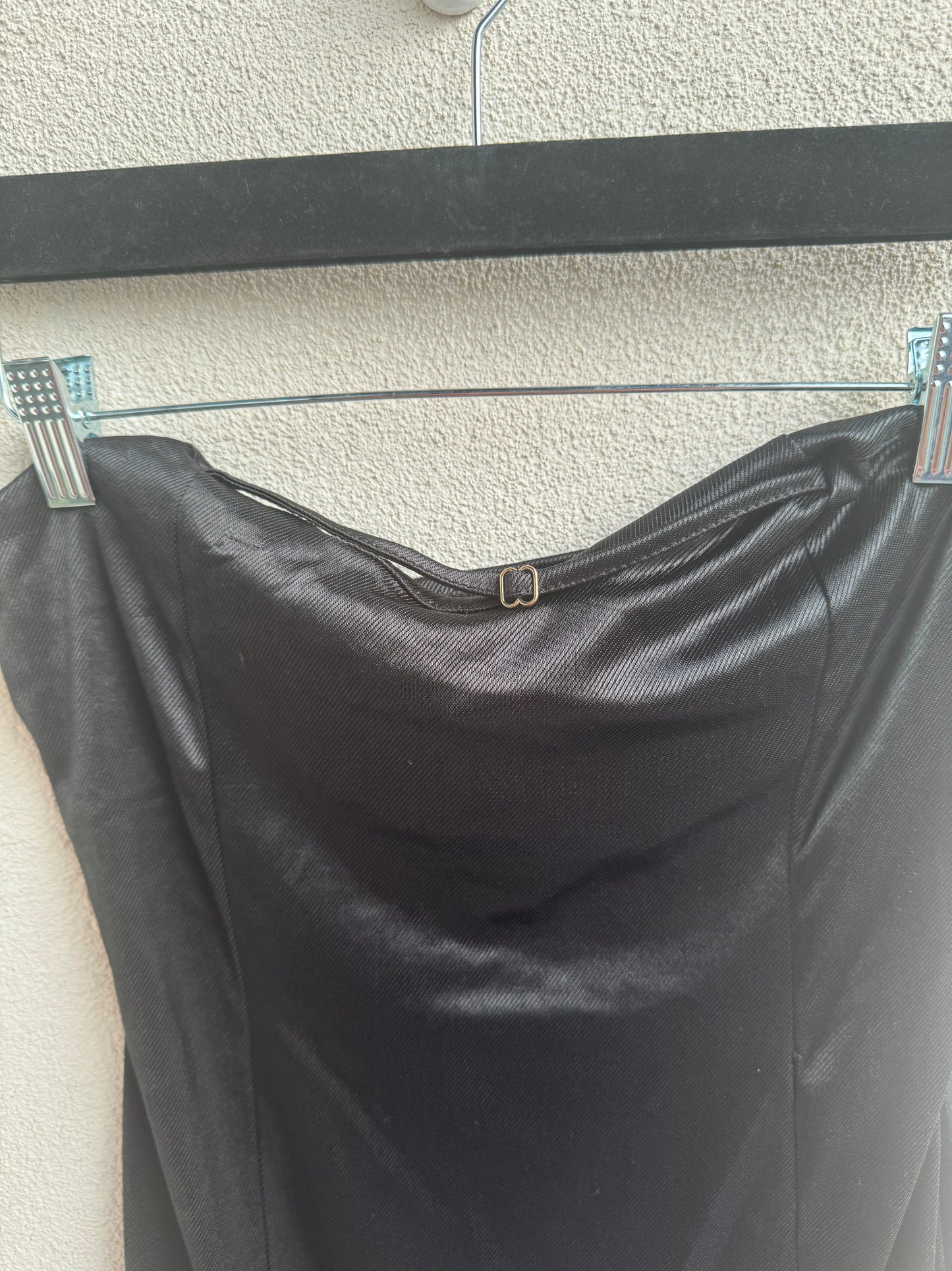 Black Silk Mini Dress