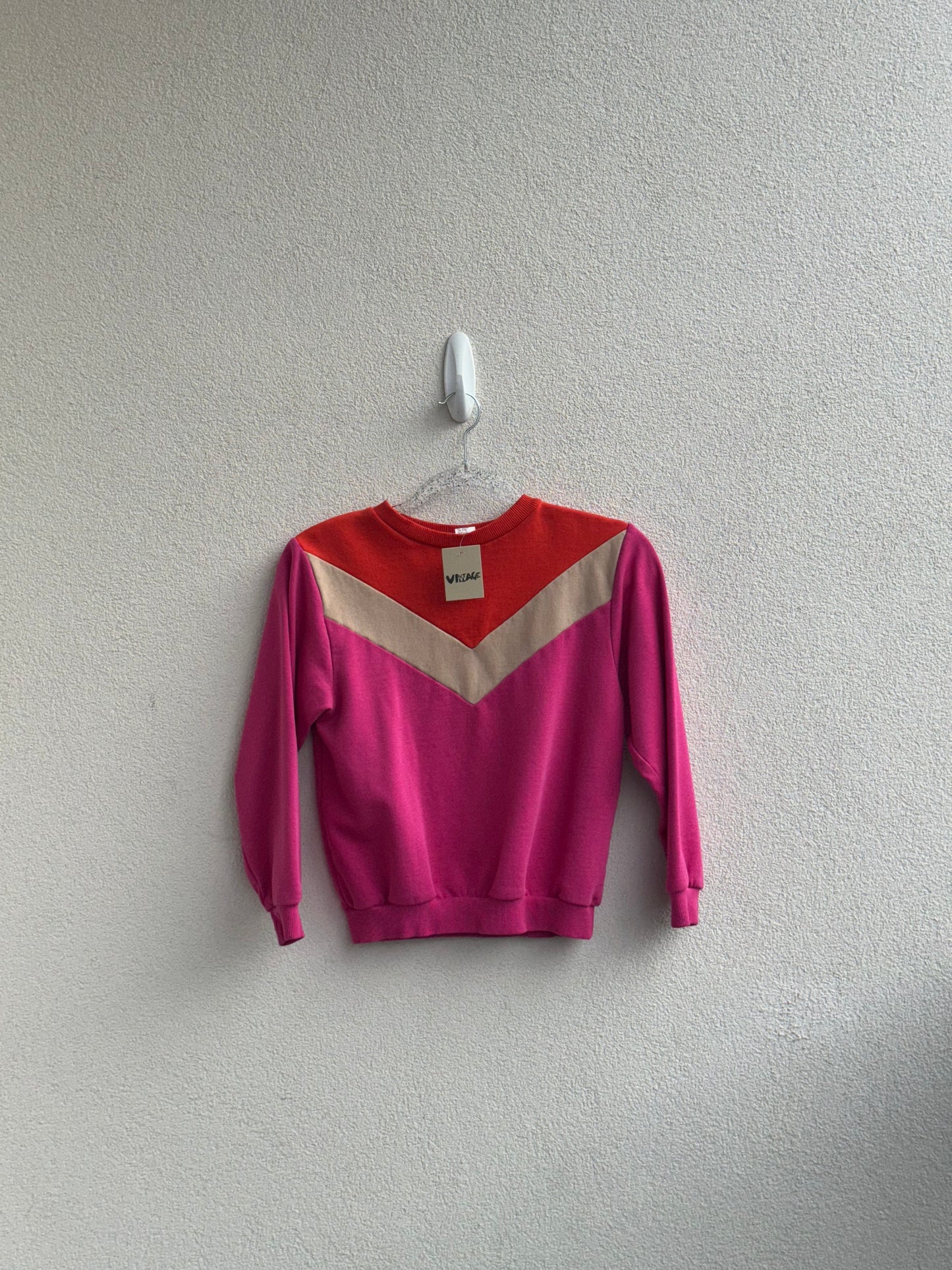 Orange & Pink Mini Crewneck