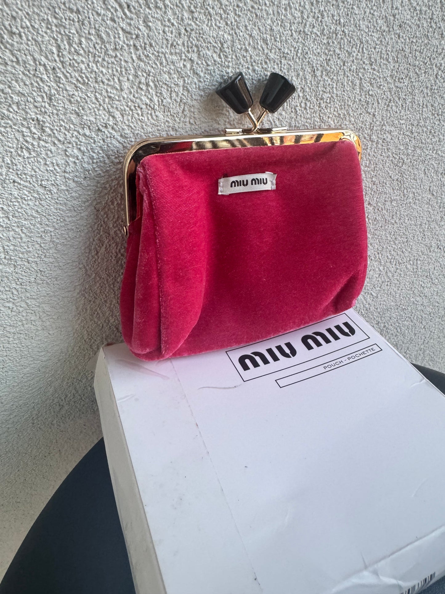 Vintage Miu Miu Pouchette w/ Box
