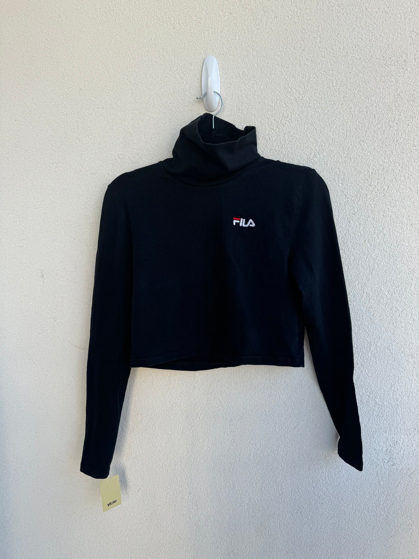 Fila Crop Top Turtle Neck LS