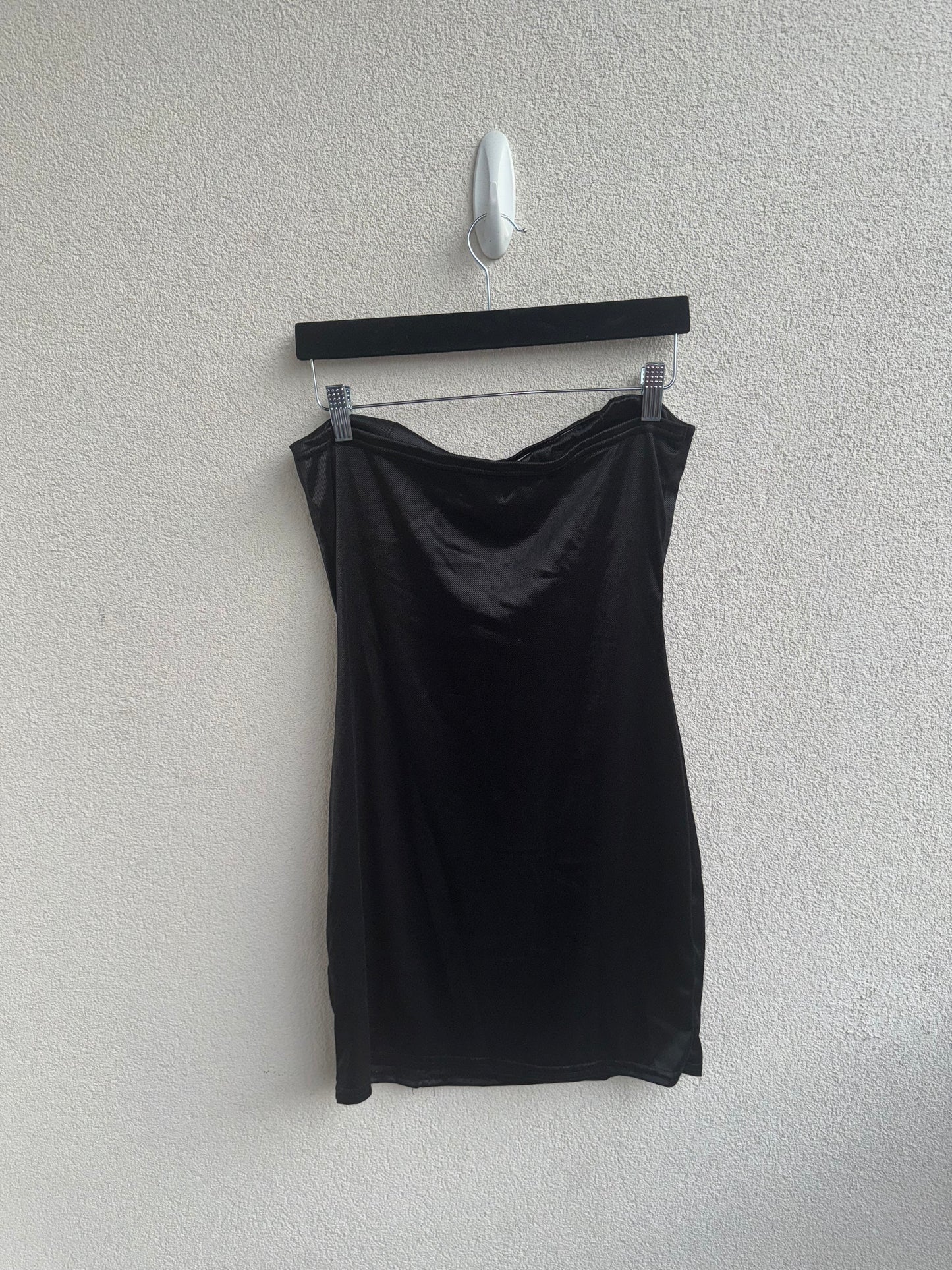 Black Silk Mini Dress