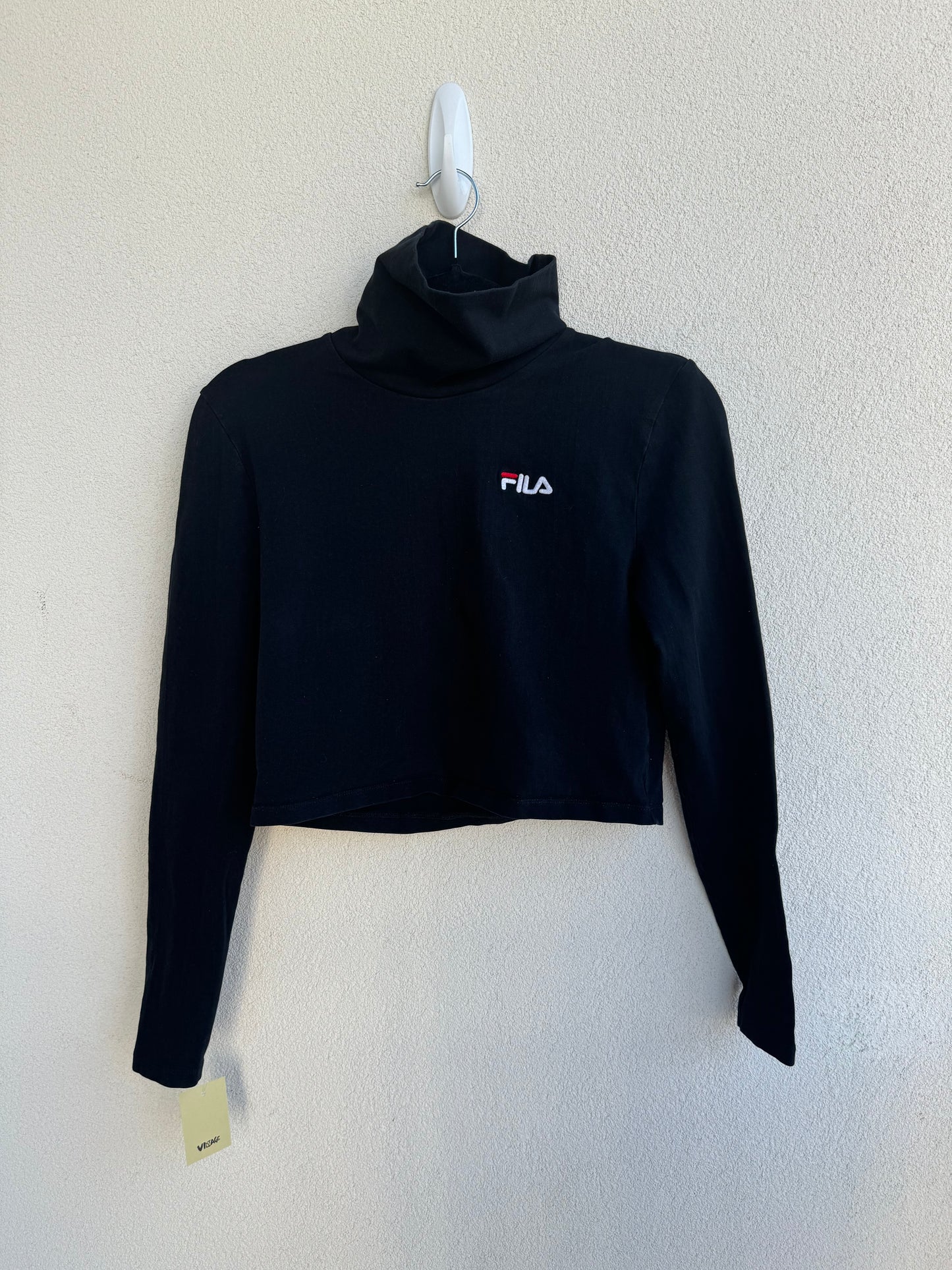 Fila Crop Top Turtle Neck LS