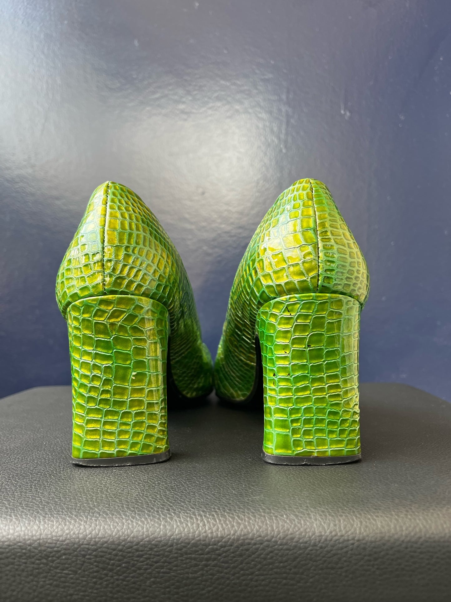 Vintage Lime Green Bellini Heel