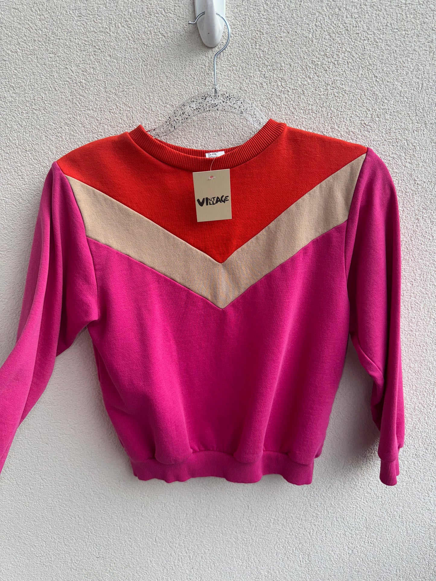 Orange & Pink Mini Crewneck