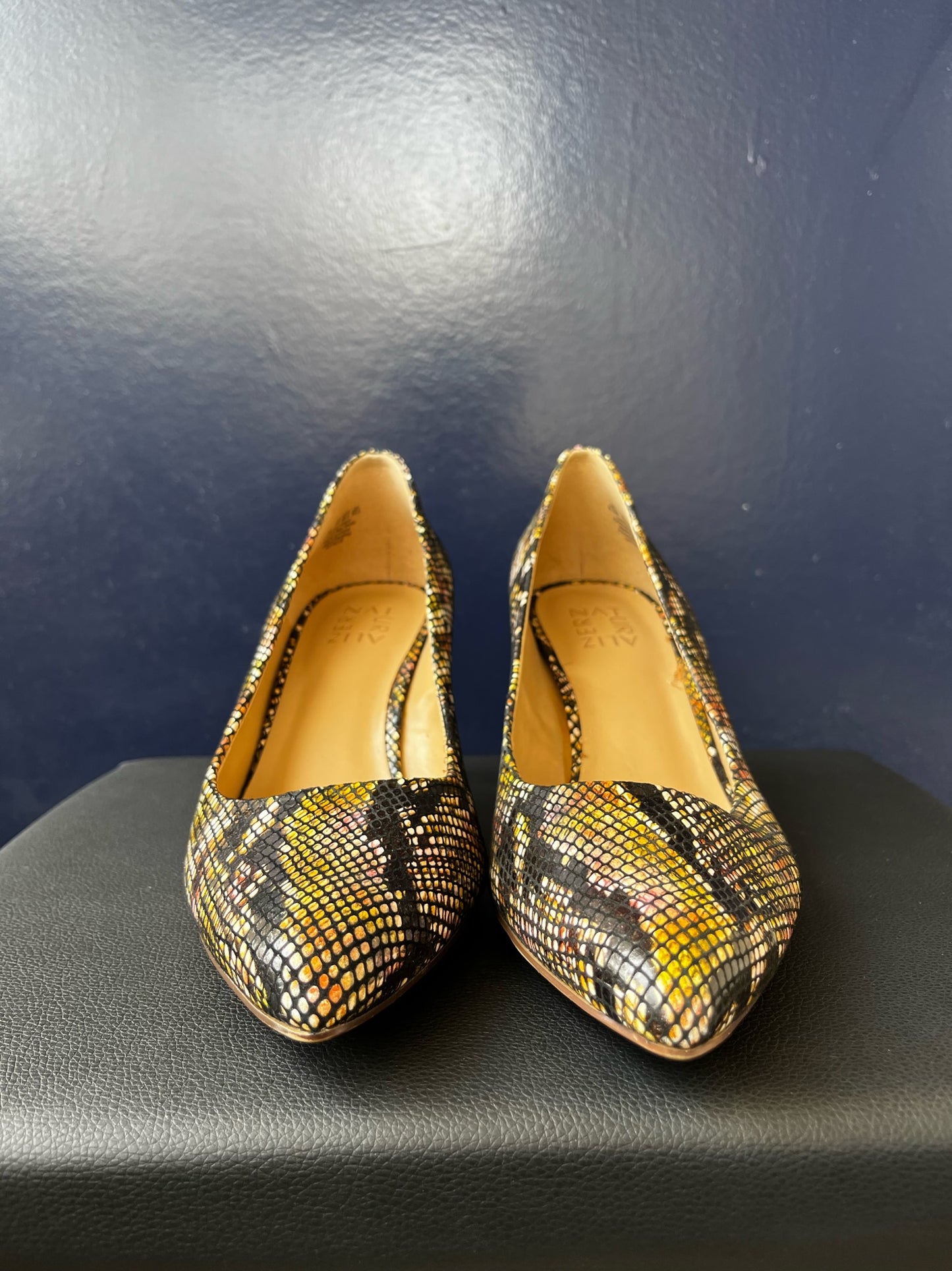 Alligator Mulitcolor Heel