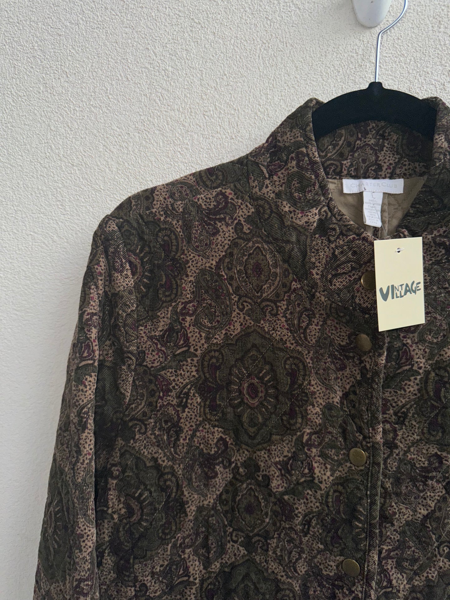 Charter Club Paisley Jacket