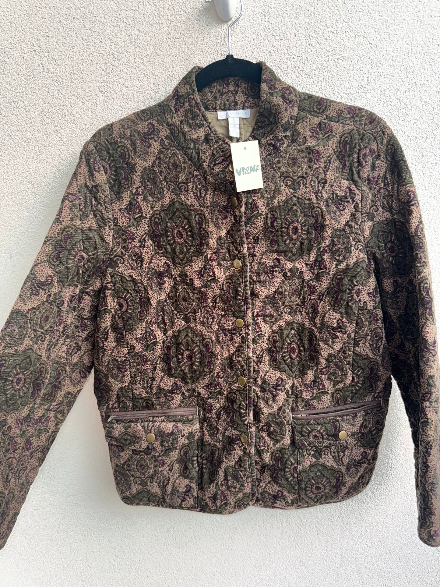 Charter Club Paisley Jacket