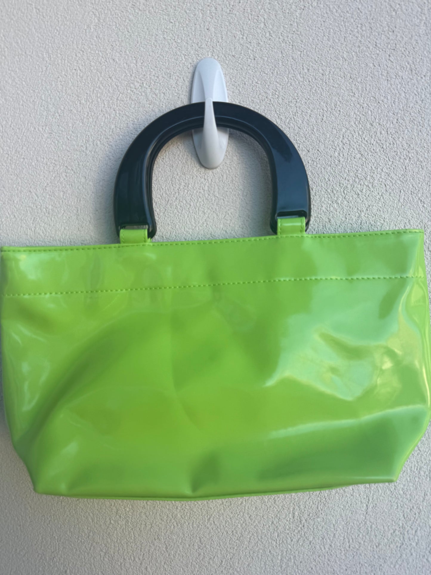 Lime Green Neiman’s Purse