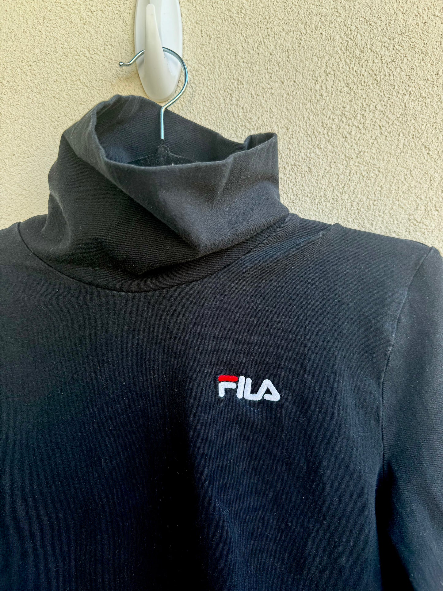Fila Crop Top Turtle Neck LS