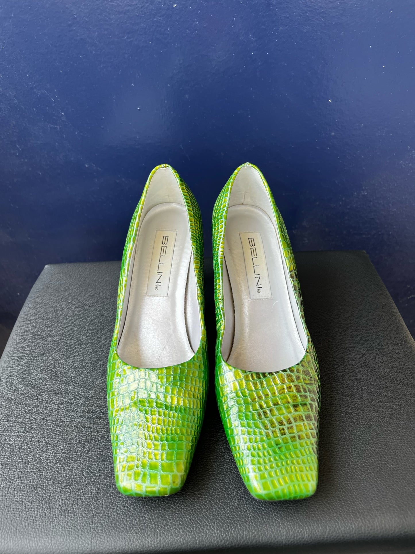 Vintage Lime Green Bellini Heel