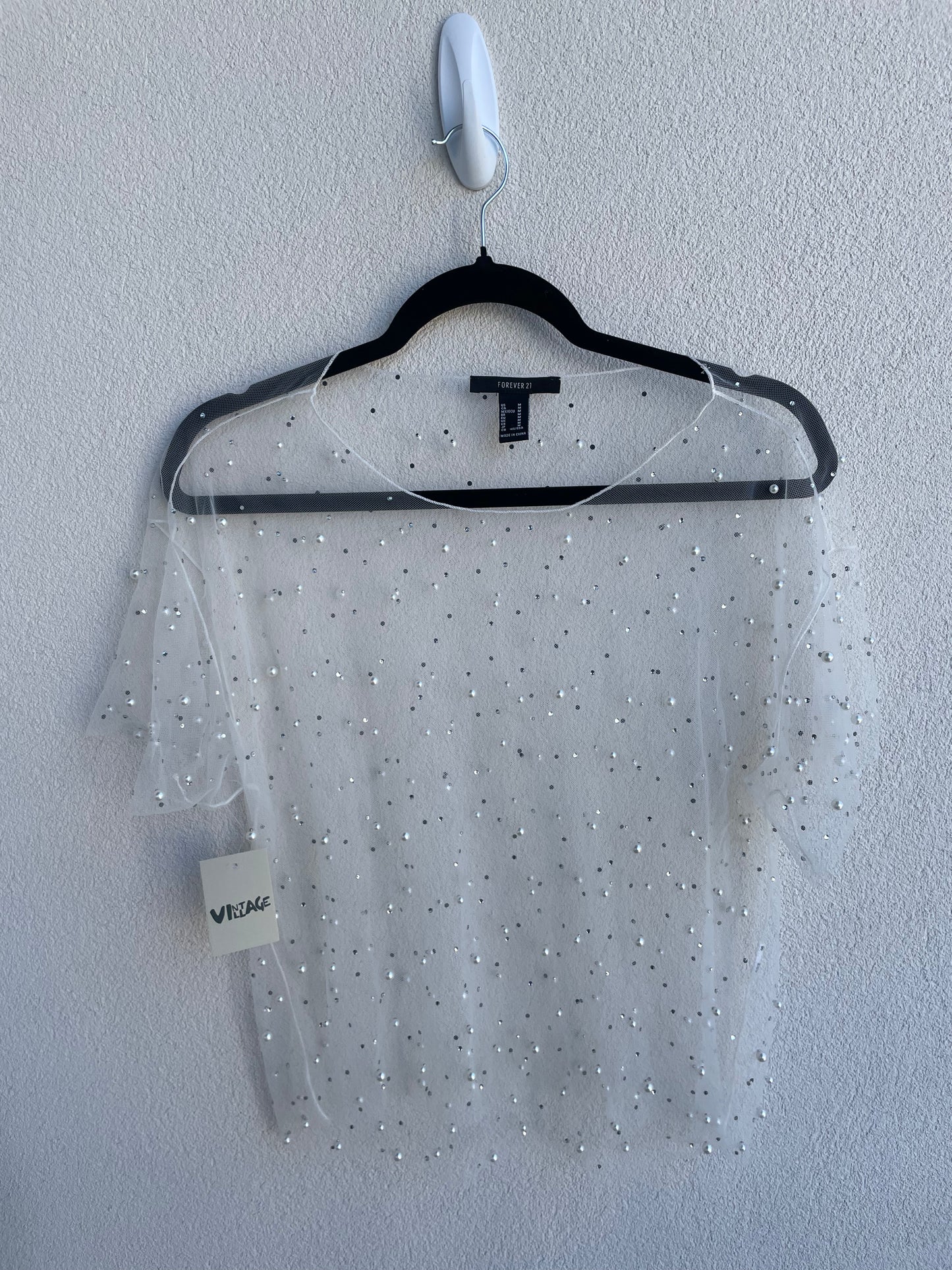 Pearl Infusion Mesh Shirt