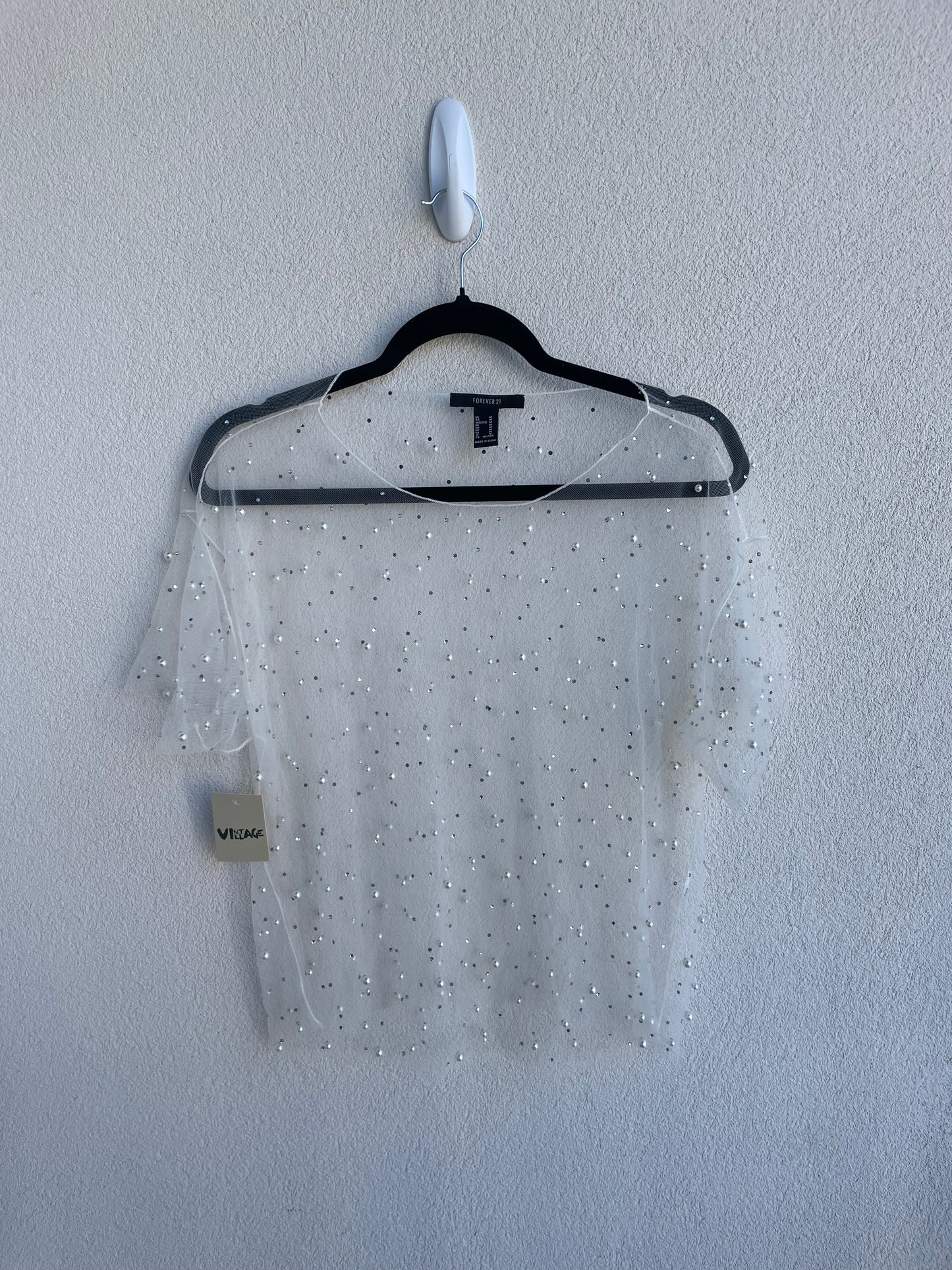 Pearl Infusion Mesh Shirt