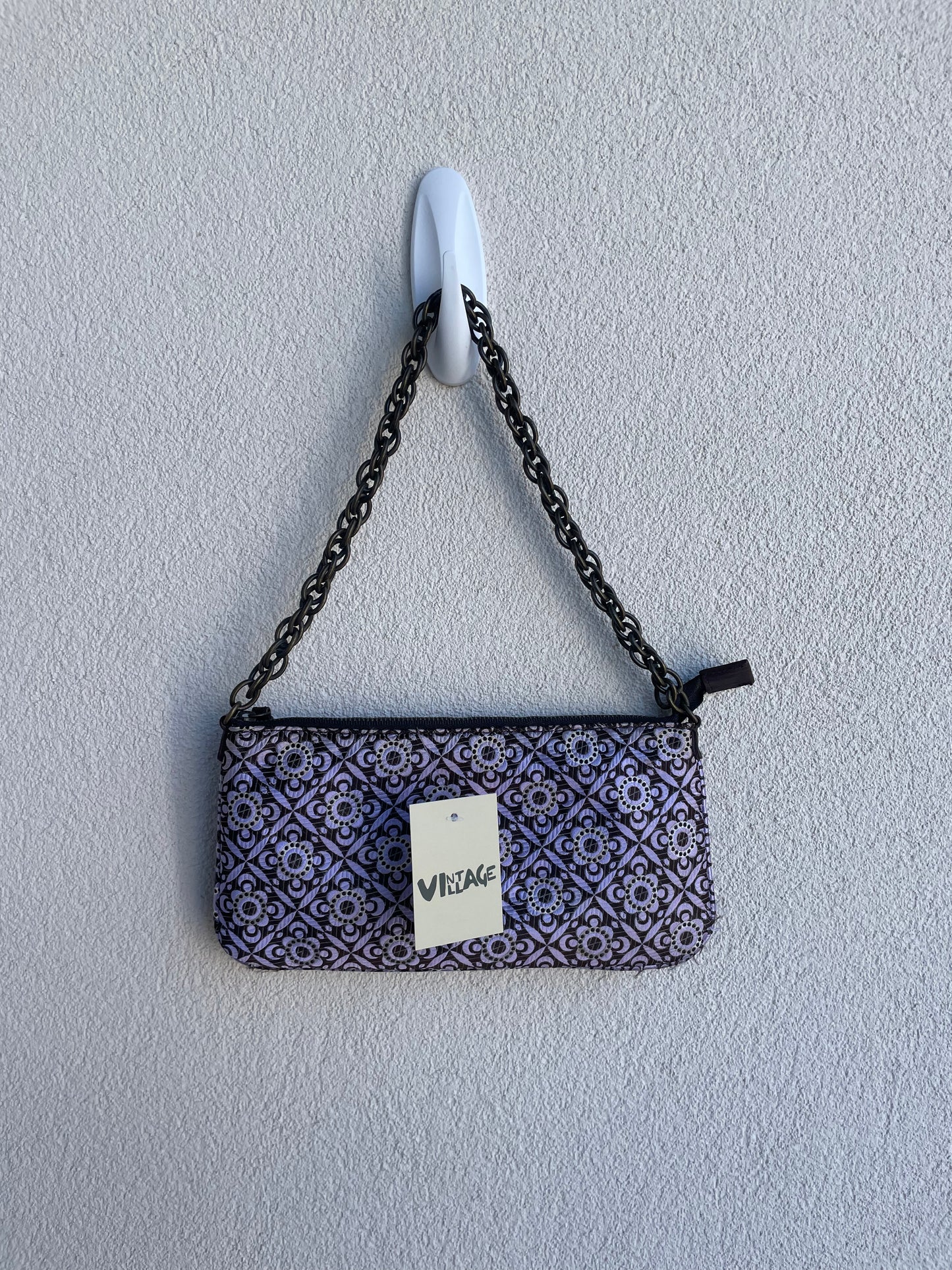 Blooms in Chains: J.Crew Vintage Floral Purse