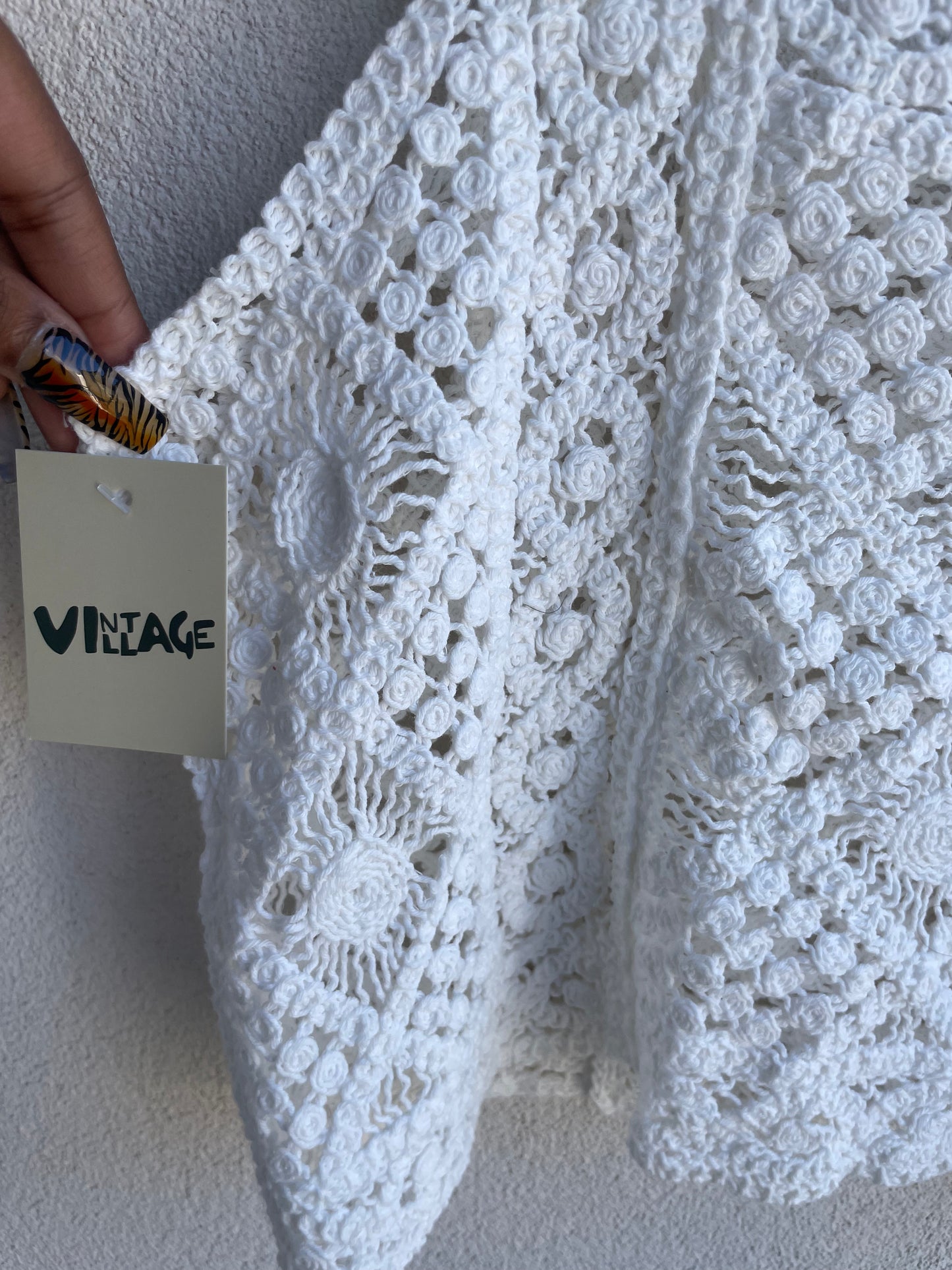 Crochet Chic: Vintage Knit Crop Tank