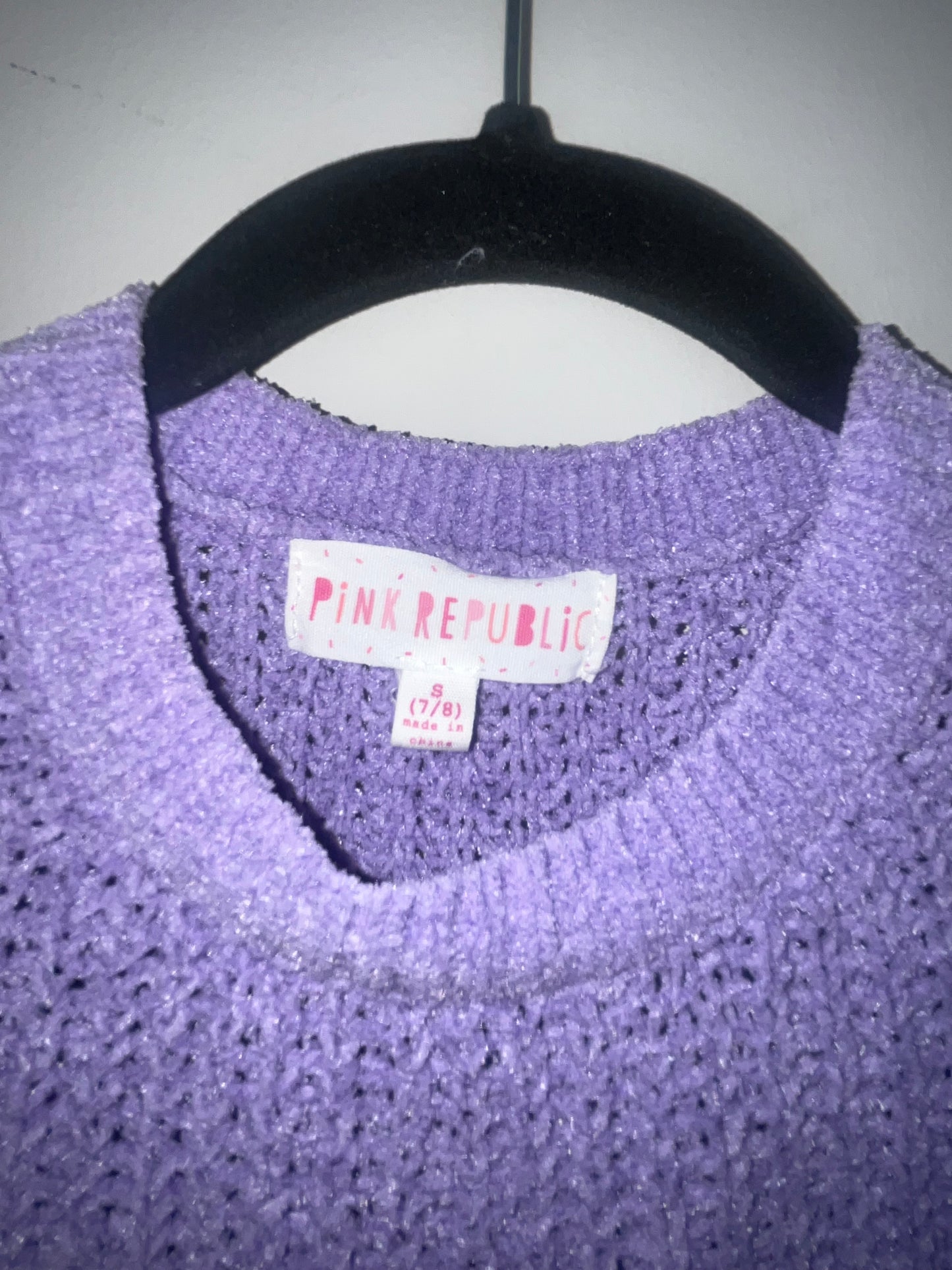 Lavender Knit/Knot Sweater