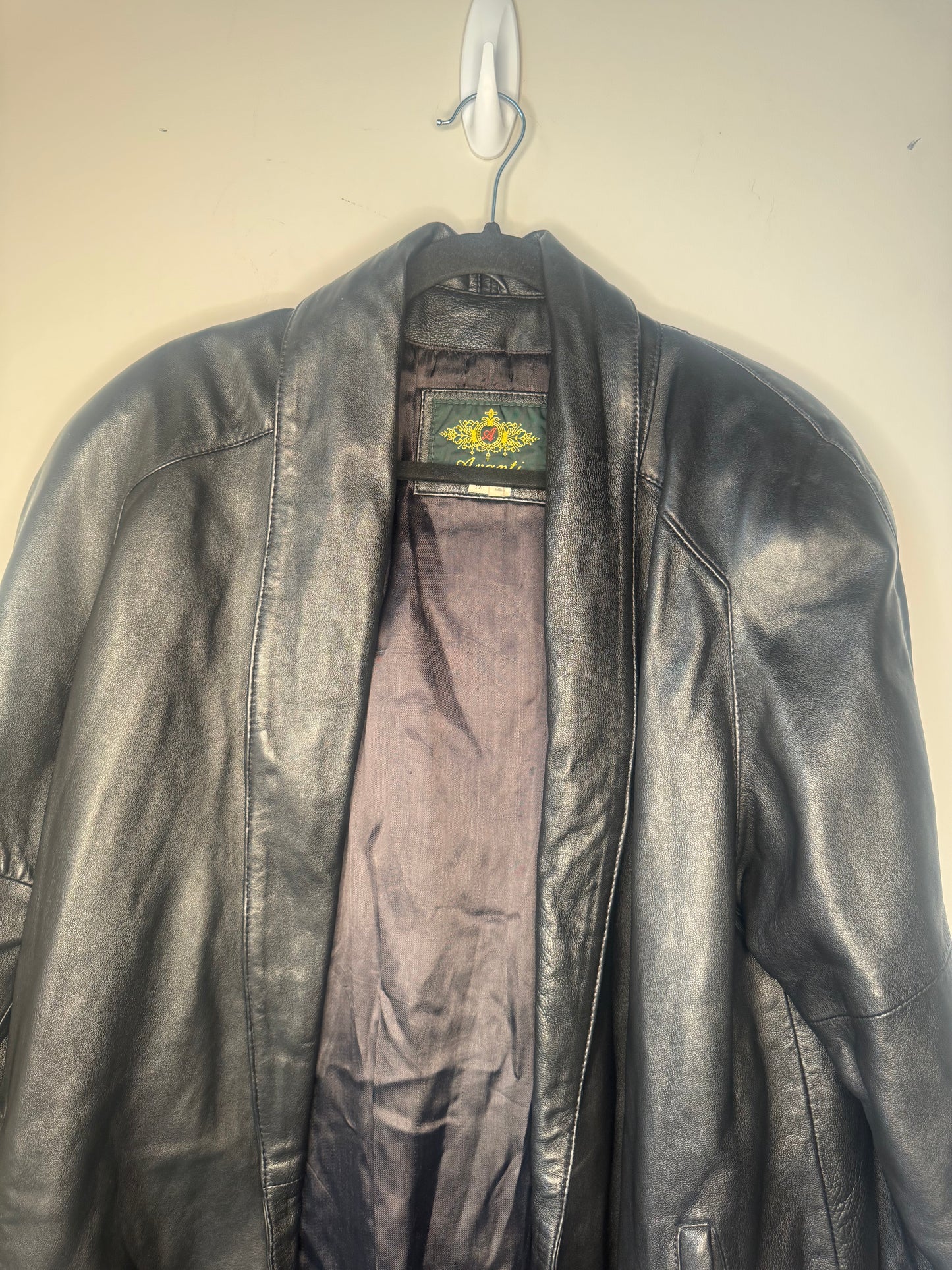 Leather Vintage Avanti Trench Coat