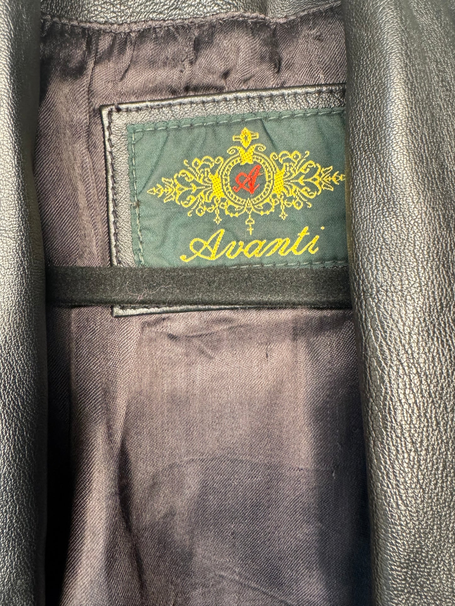 Leather Vintage Avanti Trench Coat