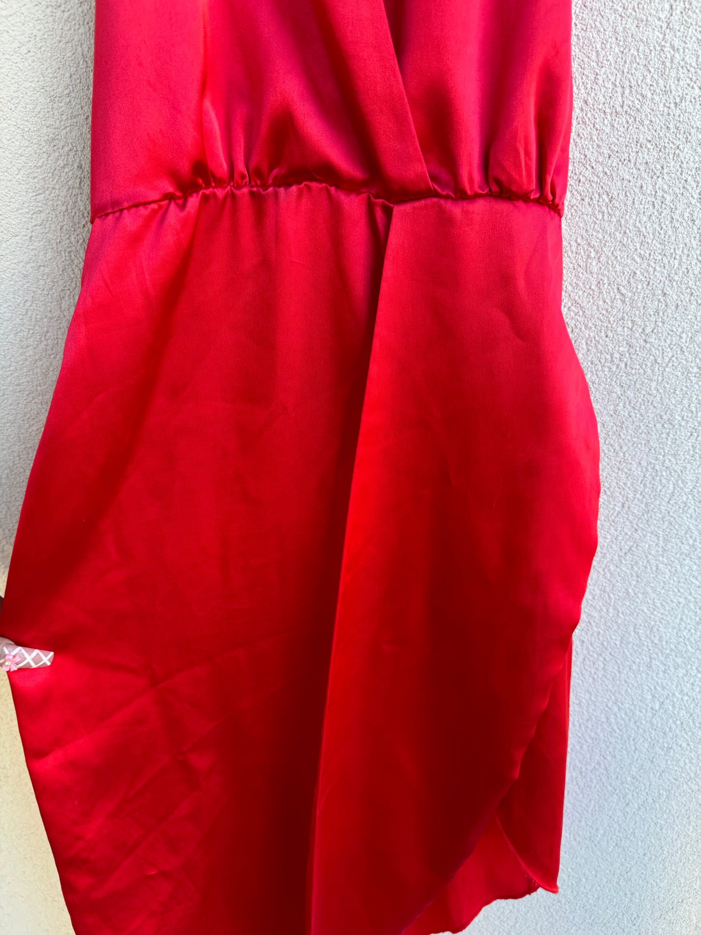 Vintage Silk Red Dress