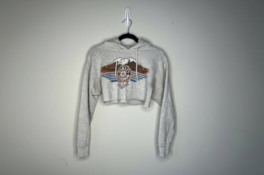 Harley Davidson Cropped Hoodie