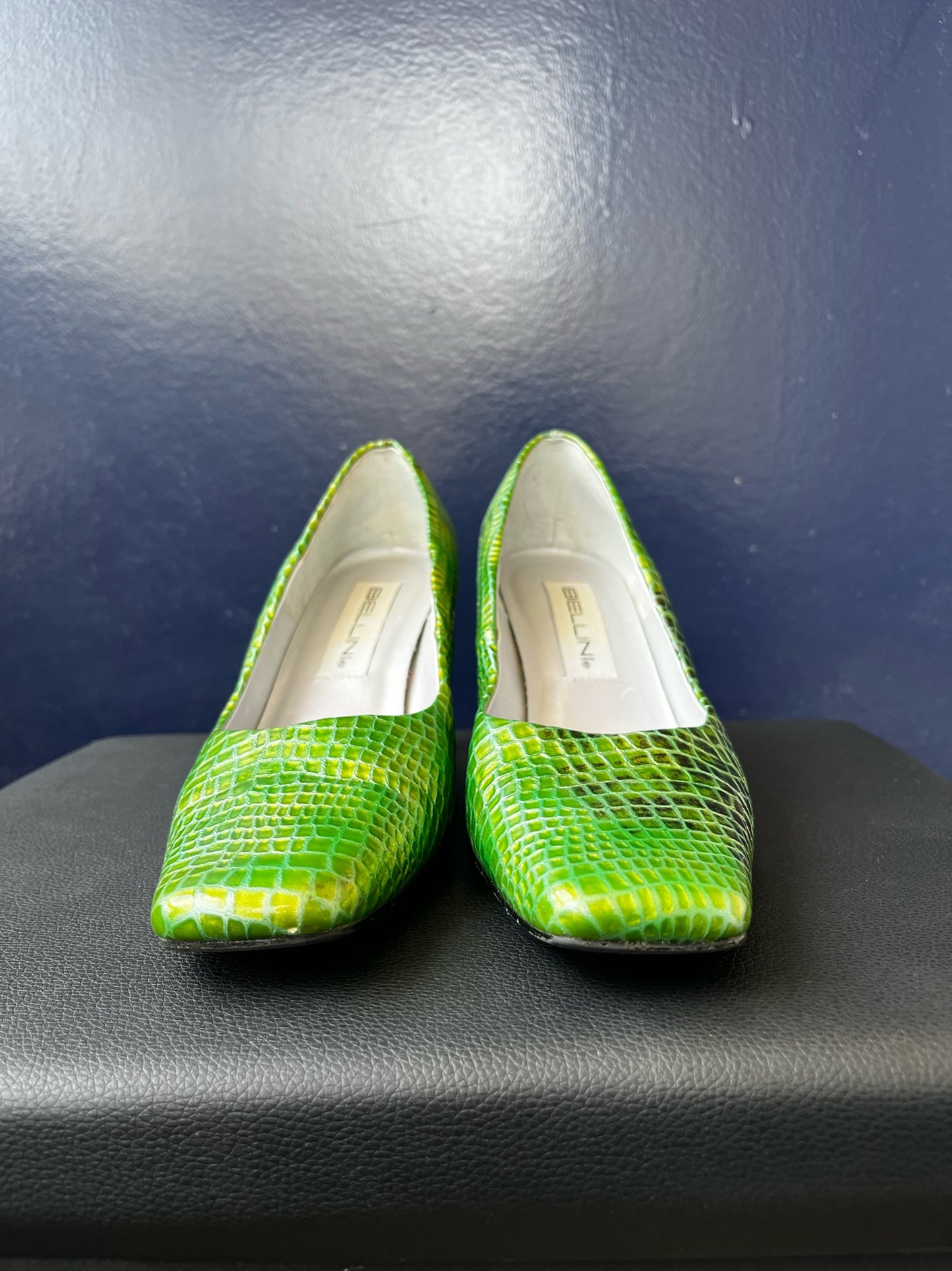 Vintage Lime Green Bellini Heel
