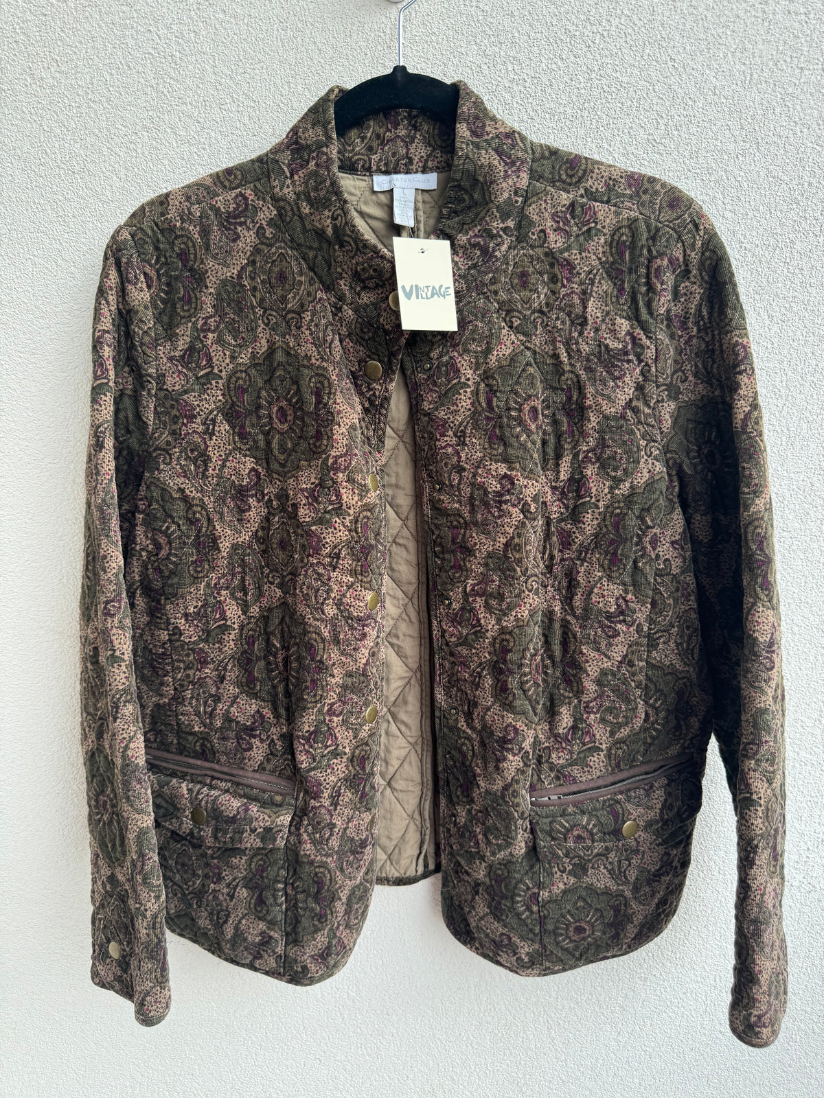 Charter Club Paisley Jacket – Vintage Village