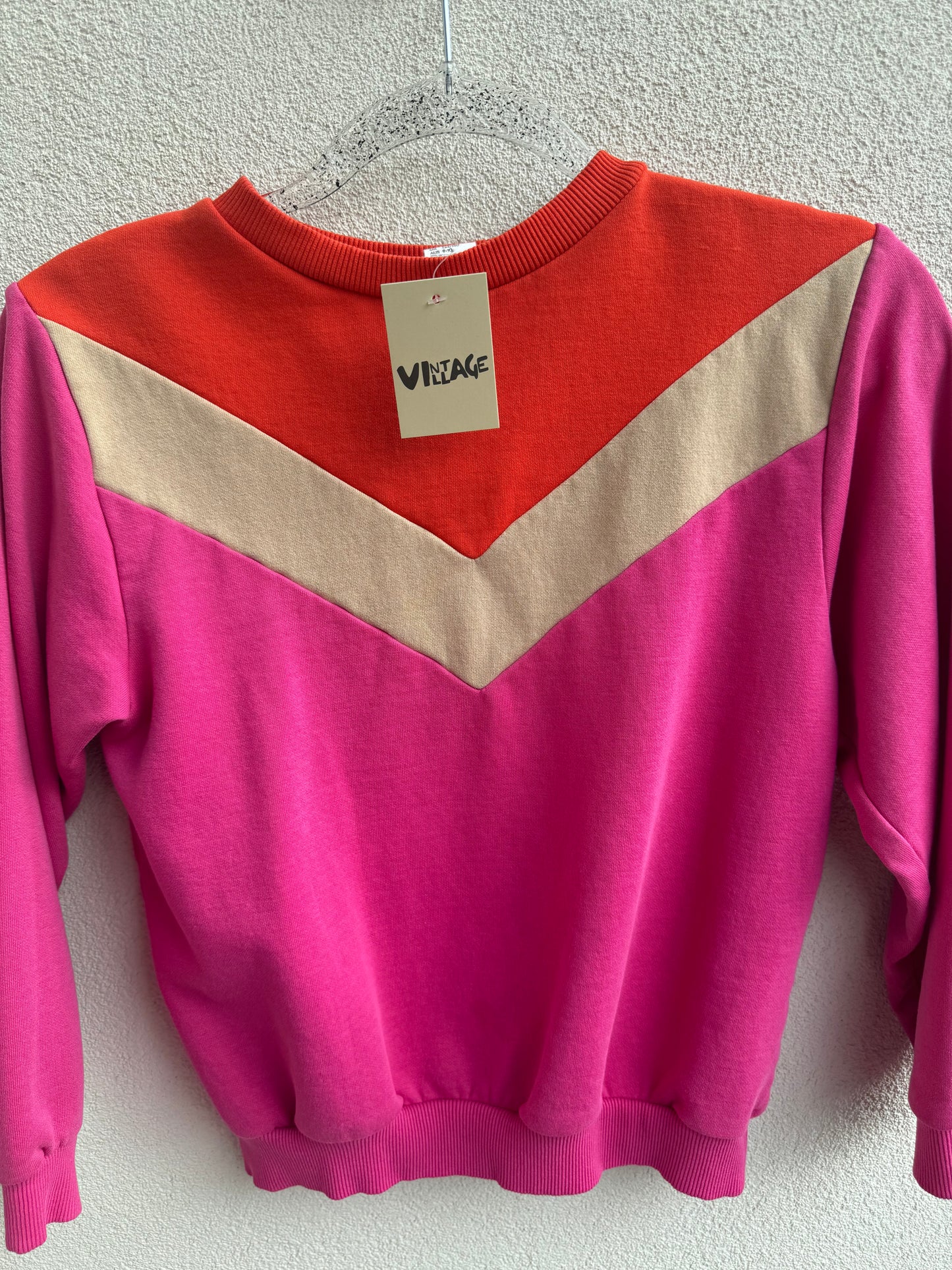 Orange & Pink Mini Crewneck