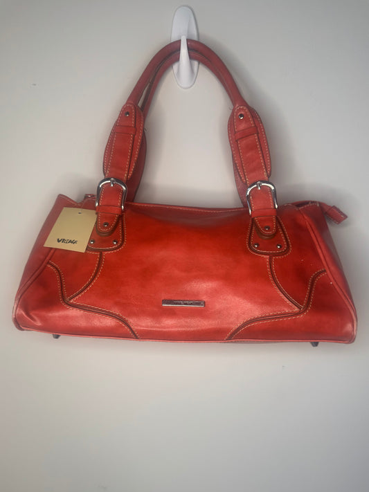 Nine West “Rusted Red” Leather Purse