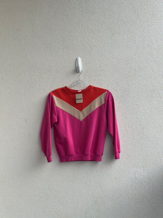 Orange & Pink Mini Crewneck