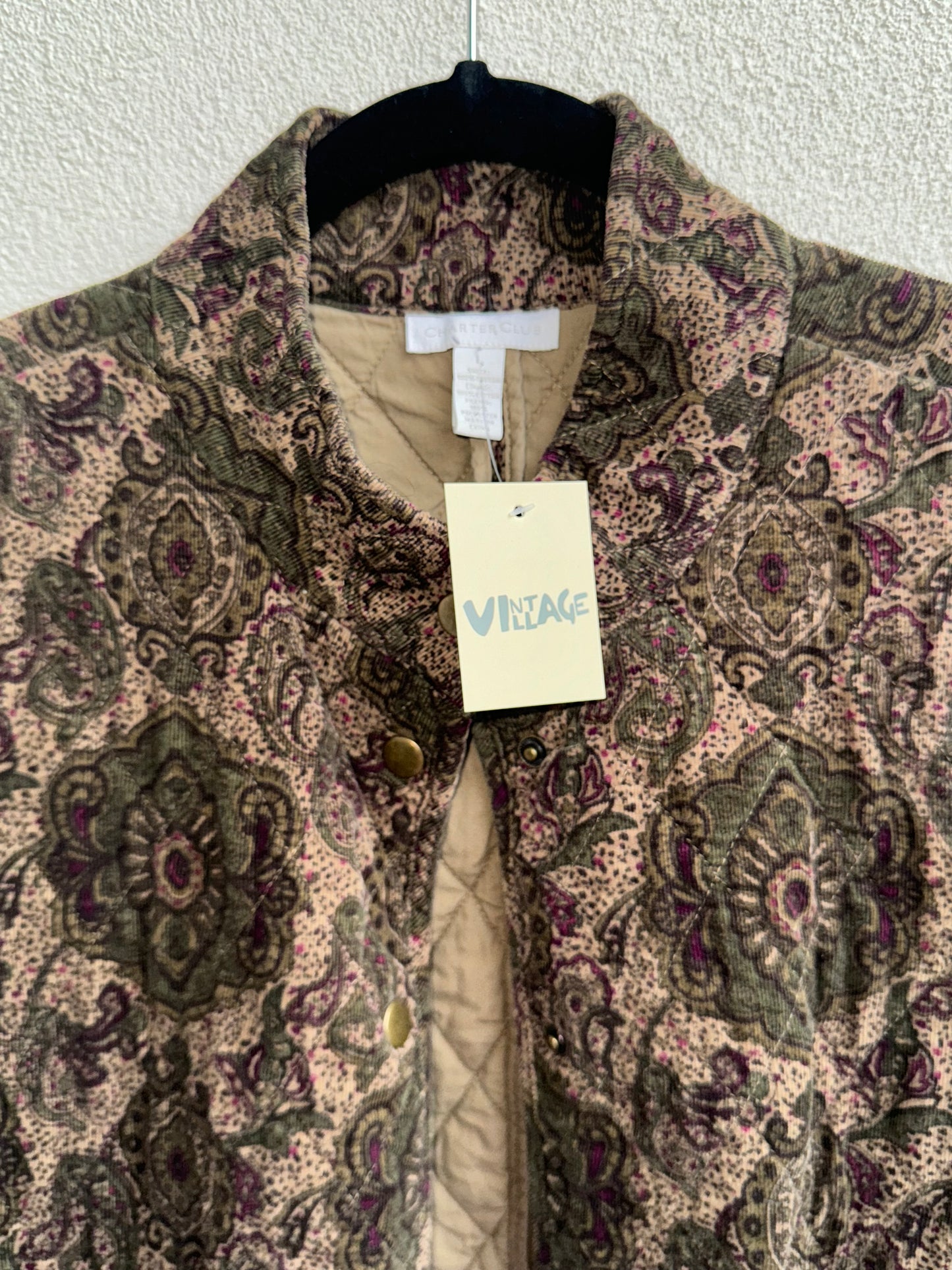Charter Club Paisley Jacket
