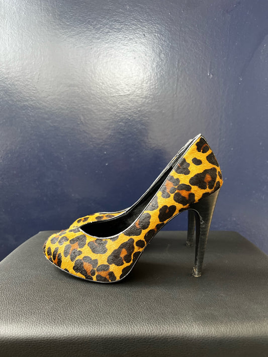BCBG Leopard Vintage Heel