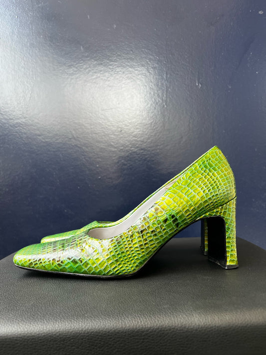 Vintage Lime Green Bellini Heel