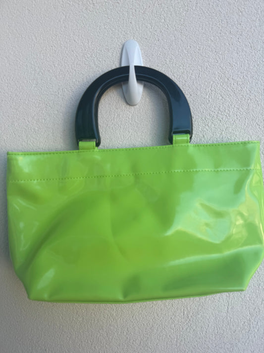 Lime Green Neiman’s Purse