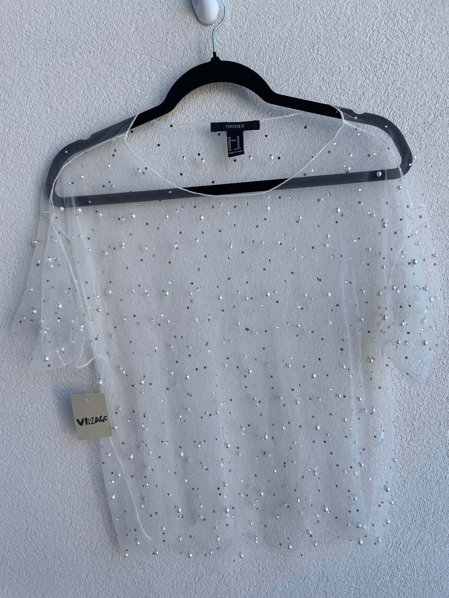 Pearl Infusion Mesh Shirt